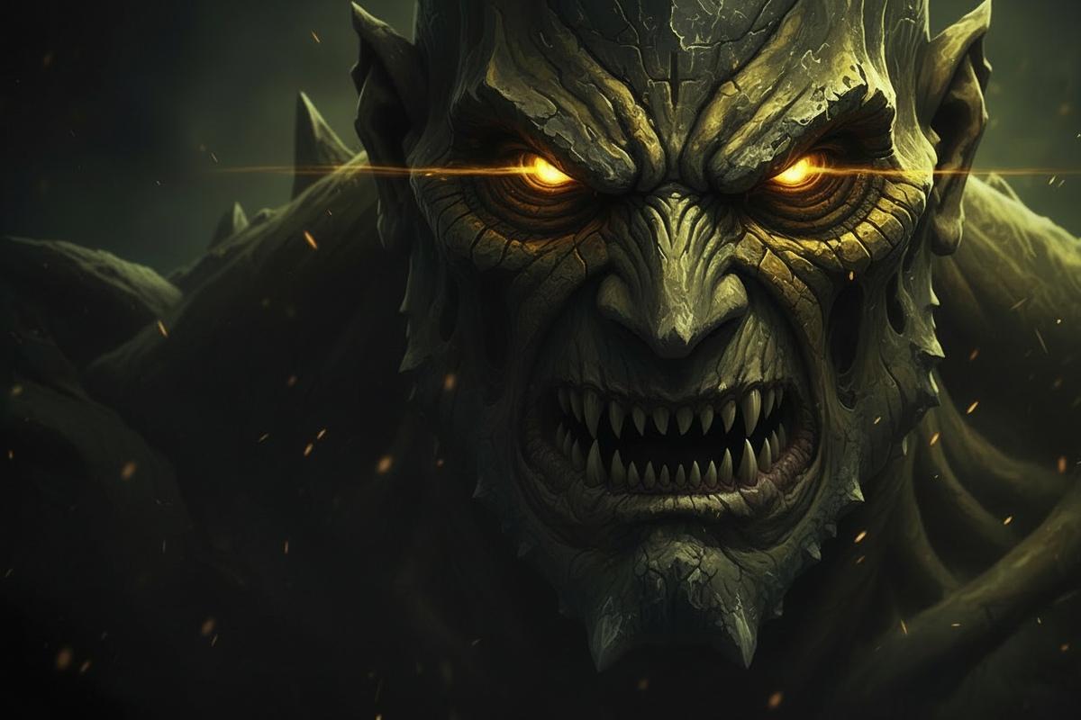 Guitar effects pedal with zebra pattern packaging on a dark background